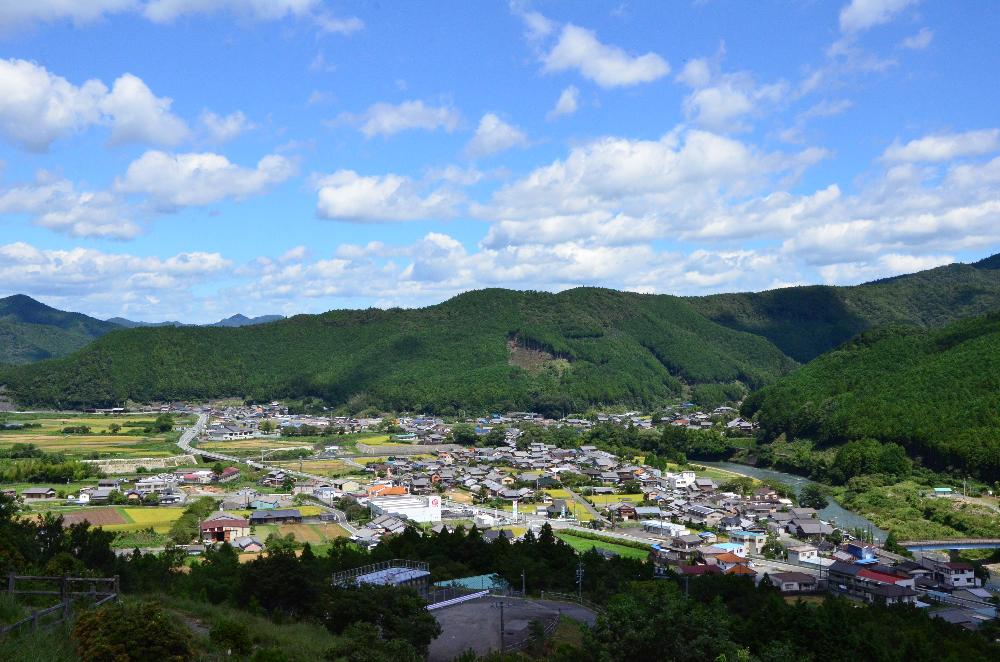 阿曽山村広場からの眺め